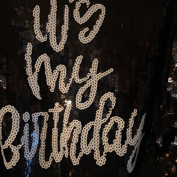 Trendy black and white sequins shirt - Picture 3 of 6